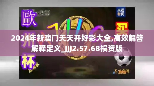 2024年新澳门天天开好彩大全,高效解答解释定义_JJJ2.57.68投资版
