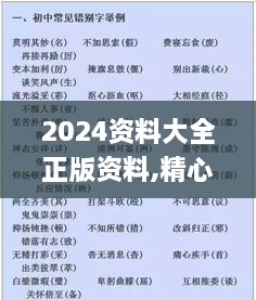 2024资料大全正版资料,精心解答解释落实_OQJ4.51.36灵活版