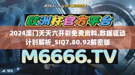 2024澳门天天六开彩免费资料,数据驱动计划解析_SIQ7.80.92解密版