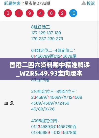 香港二四六资料期中精准解读_WZR5.49.93定向版本
