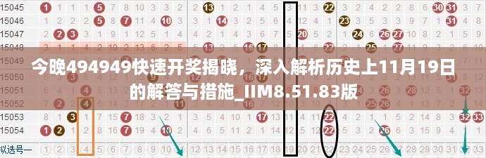 今晚494949快速开奖揭晓，深入解析历史上11月19日的解答与措施_IIM8.51.83版
