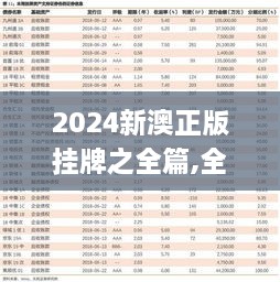 2024新澳正版挂牌之全篇,全身心数据计划_IRT4.49
