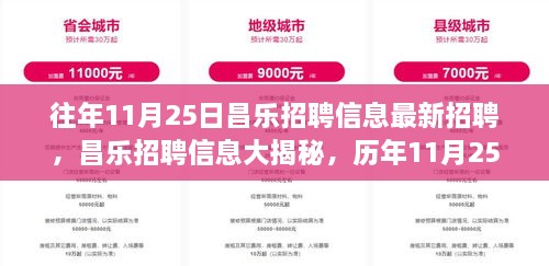 历年昌乐招聘信息揭秘，最新招聘动态大放送，11月25日招聘动态回顾与展望