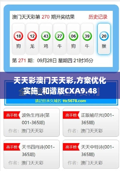 天天彩澳门天天彩,方案优化实施_和谐版CXA9.48