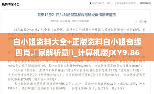 白小姐资料大全+正版资料白小姐奇缘四肖,專家解析意見_计算机版JXY9.86