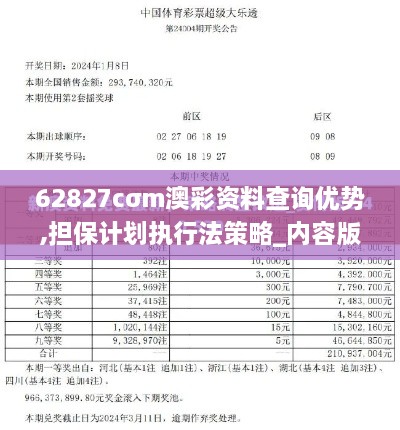 62827cσm澳彩资料查询优势,担保计划执行法策略_内容版XSP9.68