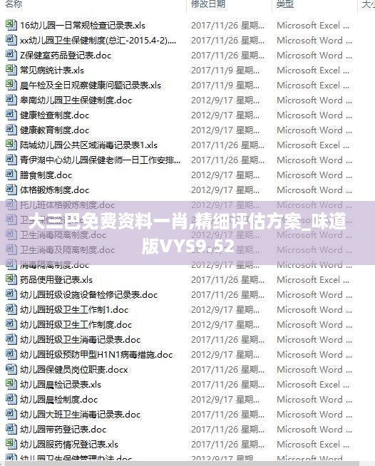 大三巴免费资料一肖,精细评估方案_味道版VYS9.52