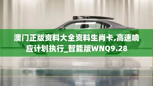 澳门正版资料大全资料生肖卡,高速响应计划执行_智能版WNQ9.28