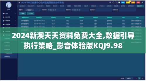2024新澳天天资料免费大全,数据引导执行策略_影音体验版KQJ9.98
