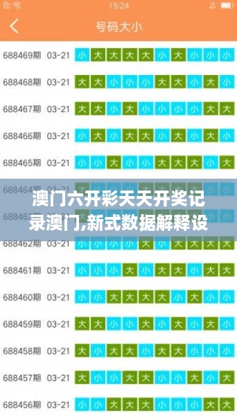 澳门六开彩天天开奖记录澳门,新式数据解释设想_触感版KKX9.26