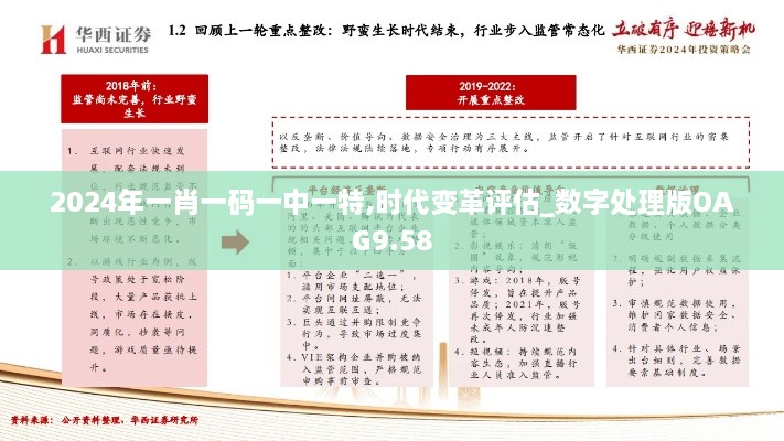 2024年一肖一码一中一特,时代变革评估_数字处理版OAG9.58