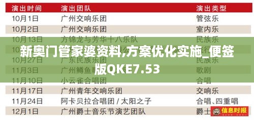 新奥门管家婆资料,方案优化实施_便签版QKE7.53