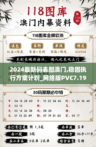 2024最新码表图澳门,稳固执行方案计划_网络版PVC7.19