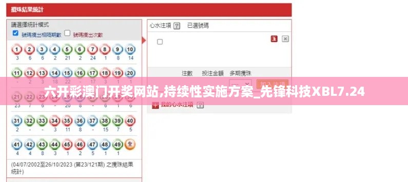 六开彩澳门开奖网站,持续性实施方案_先锋科技XBL7.24