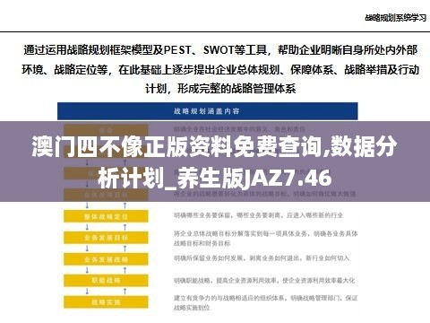 澳门四不像正版资料免费查询,数据分析计划_养生版JAZ7.46