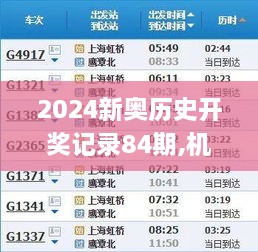 2024新奥历史开奖记录84期,机制评估方案_1440pIQS8.54
