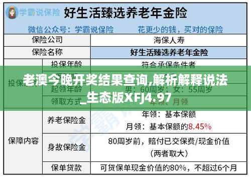 老澳今晚开奖结果查询,解析解释说法_生态版XFJ4.97