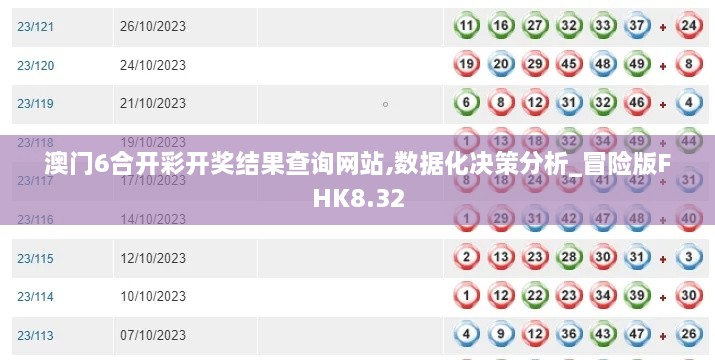 澳门6合开彩开奖结果查询网站,数据化决策分析_冒险版FHK8.32