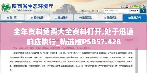 全年资料免费大全资料打开,处于迅速响应执行_精选版PSB57.428