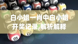 白小姐一肖中白小姐开奖记录,解析解释说法_社交版KUY39.985