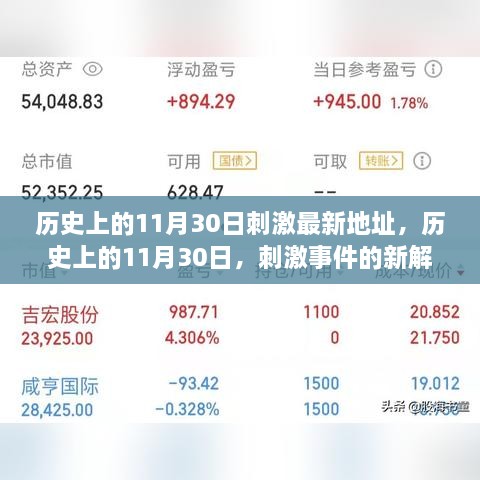 历史上的11月30日，刺激事件的新解读与反思