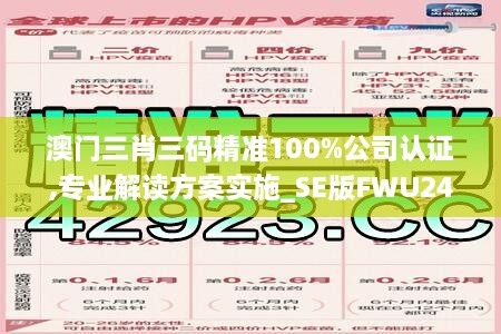 澳门三肖三码精准100%公司认证,专业解读方案实施_SE版FWU24.374