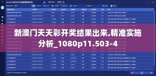 新澳门天天彩开奖结果出来,精准实施分析_1080p11.503-4