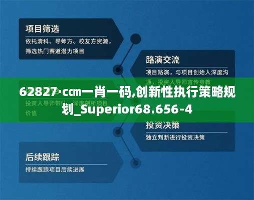 62827·c㎝一肖一码,创新性执行策略规划_Superior68.656-4
