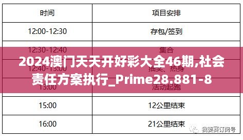 2024澳门天天开好彩大全46期,社会责任方案执行_Prime28.881-8
