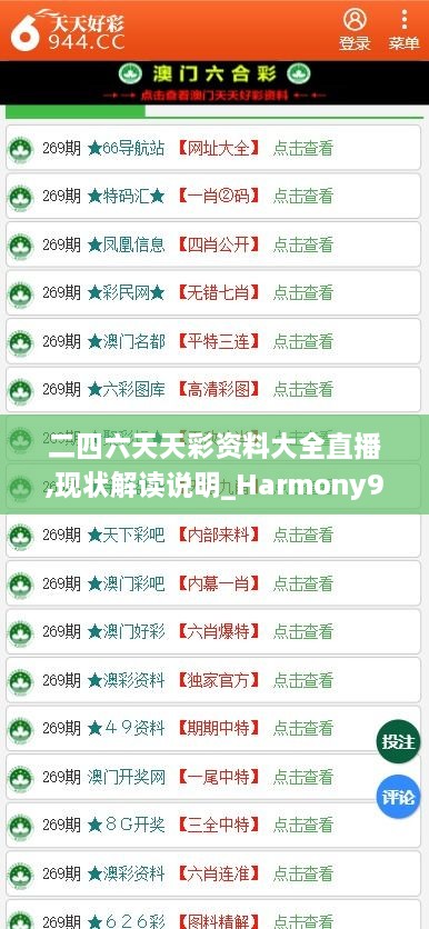 二四六天天彩资料大全直播,现状解读说明_Harmony98.893-5