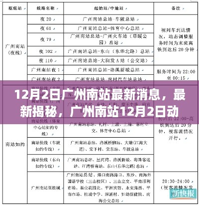 广州南站12月2日最新动态揭秘，你错过了吗？