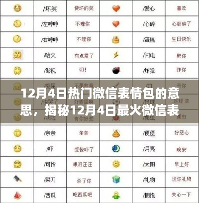 揭秘，12月4日最火微信表情包背后的含义与用法