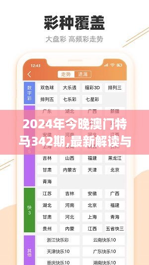 2024年今晚澳门特马342期,最新解读与分析_10DM6.877