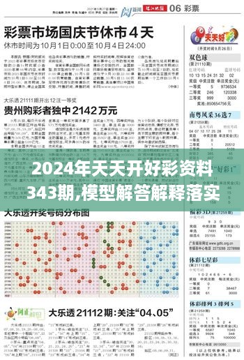 2024年天天开好彩资料343期,模型解答解释落实_WearOS8.331