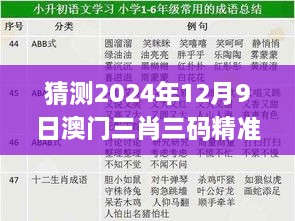 猜测2024年12月9日澳门三肖三码精准100%黄大仙,涵盖了广泛的解释落实方法_挑战款9.168