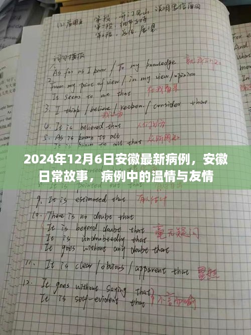 安徽最新病例背后的温情与友情，安徽日常故事，2024年12月6日最新报道