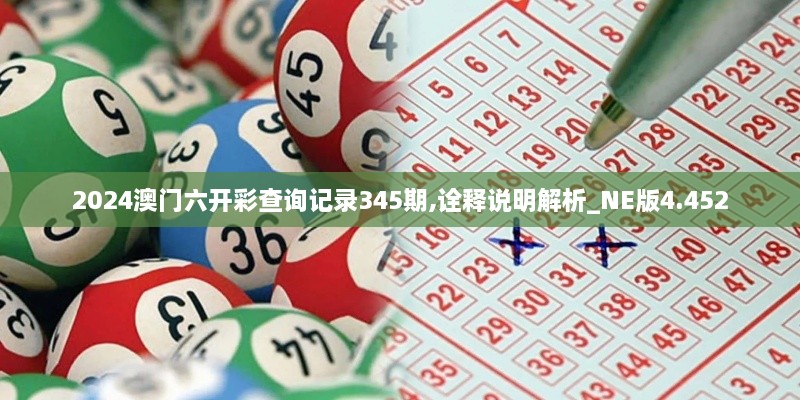 2024澳门六开彩查询记录345期,诠释说明解析_NE版4.452