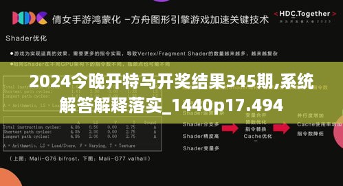 2024今晚开特马开奖结果345期,系统解答解释落实_1440p17.494