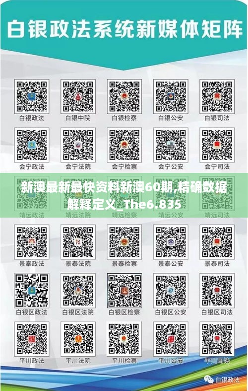 新澳最新最快资料新澳60期,精确数据解释定义_The6.835