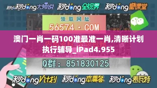 澳门一肖一码100准最准一肖,清晰计划执行辅导_iPad4.955