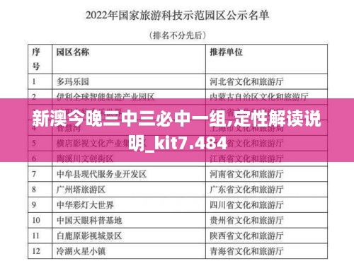 新澳今晚三中三必中一组,定性解读说明_kit7.484