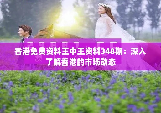 香港免费资料王中王资料348期：深入了解香港的市场动态