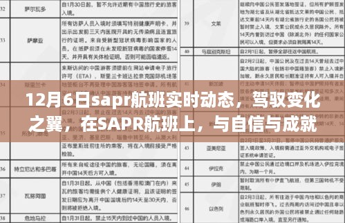 SAPR航班实时动态，驾驭变化之翼，邂逅自信与成就感的旅程
