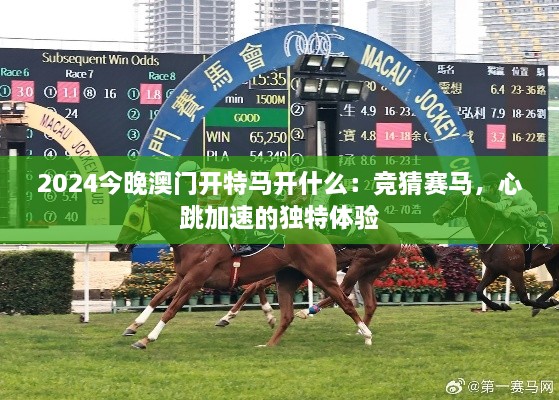 2024今晚澳门开特马开什么：竞猜赛马，心跳加速的独特体验