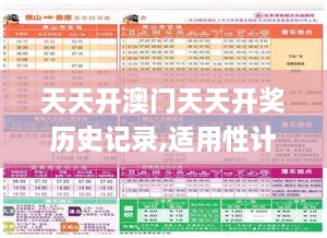天天开澳门天天开奖历史记录,适用性计划解读_精英版9.193