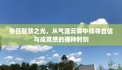 冬日智慧之光，播种自信与成就感的时刻，探寻气温云雾中的启示