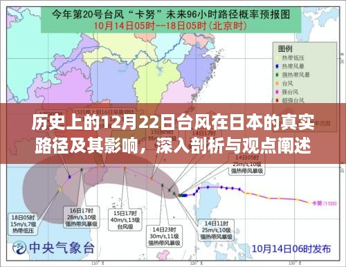 揭秘历史台风路径，日本遭遇的12月22日台风及其深远影响深度剖析