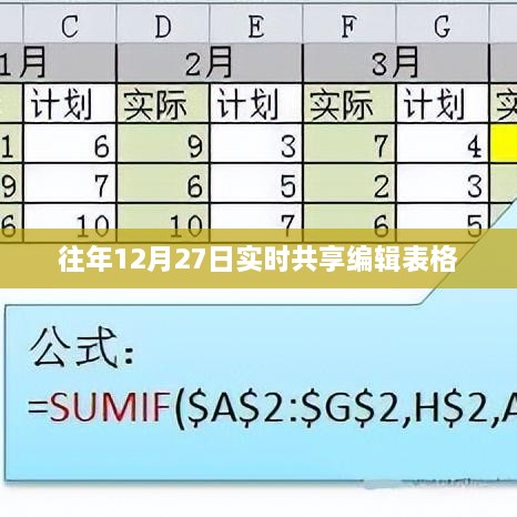 往年12月27日实时共享表格编辑指南