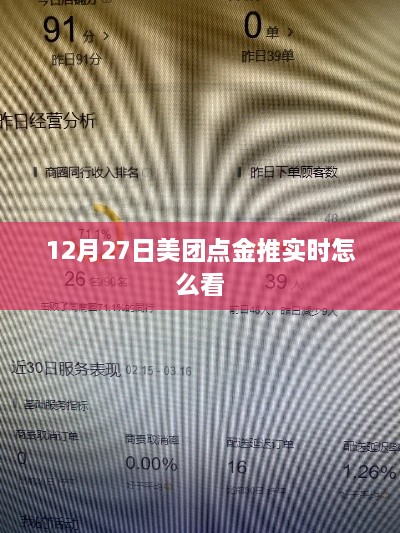 美团点金实时数据查看指南