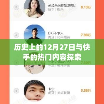 历史上的12月27日与快手热门内容揭秘